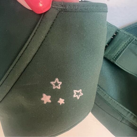 AERIE Real Me Full Coverage Wireless Bra Green size 34C - Picture 4 of 9